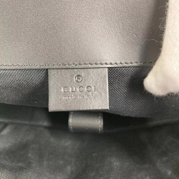 GUCCI 495563 GG Supreme Sherry line Backpack Backpack GG Supreme Canvas Black main image 5